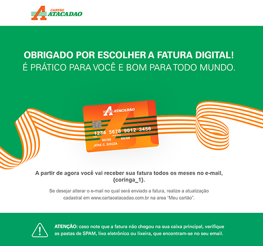 Cartão Atacadão